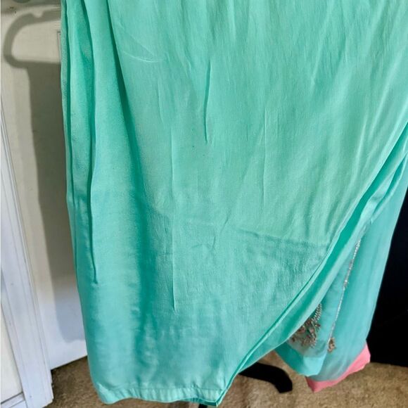 PAKISTANI CUSTOM DESIGNED EMBROIDERED DRESS 3 PIECE - Picture 9 of 9